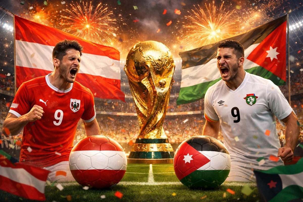 Austria vs Jordan FIFA World Cup 2026 Group J match at Levi's Stadium in Santa Clara